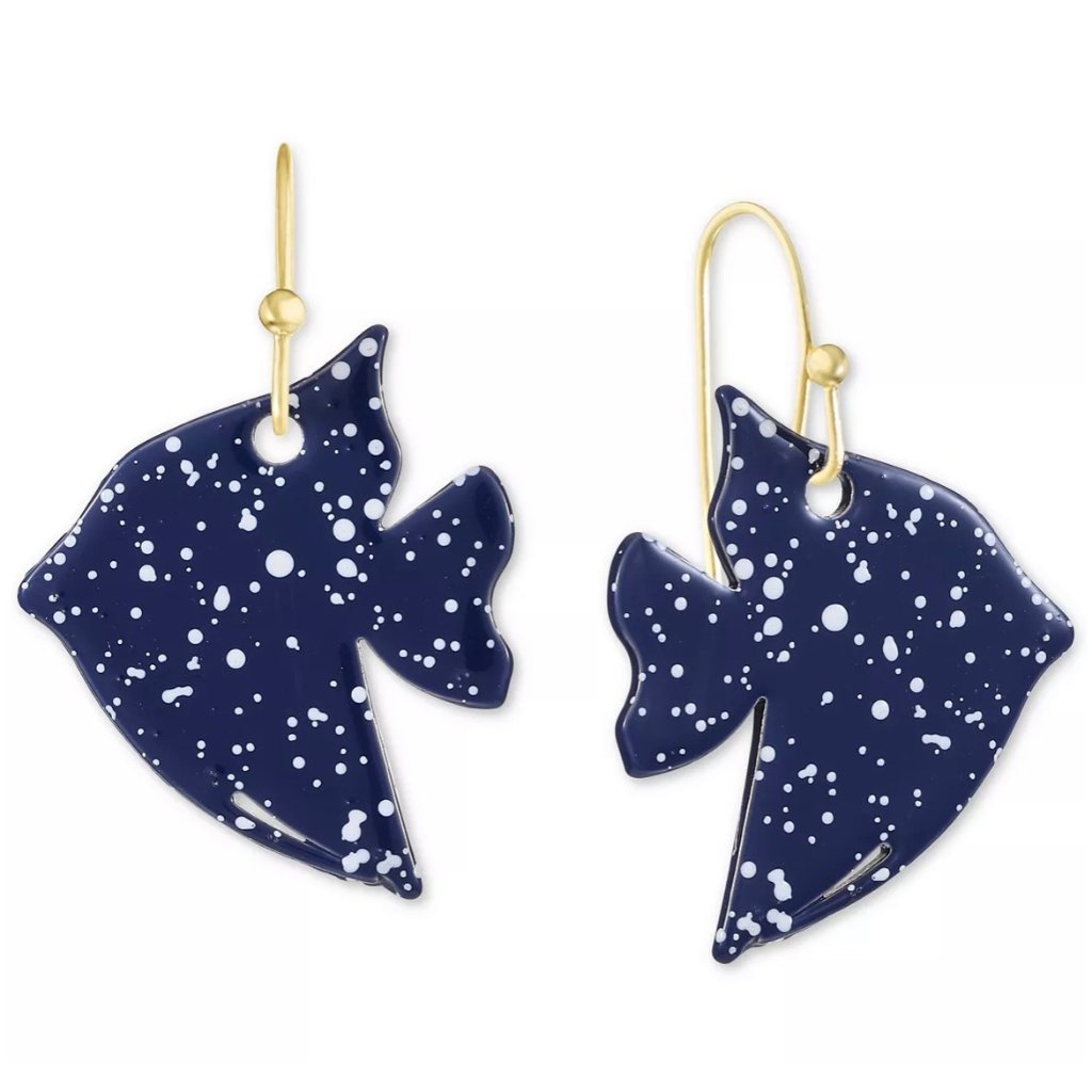 Alfani Gold-Tone Colored Tropical Fish Drop Earrings 23$